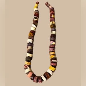 Natural stone necklace